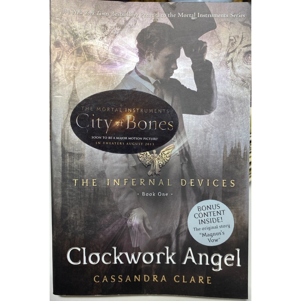 Clockwork Angel The Infernal‎ Devices Book 1 Cassandra Clare Paperback Bonus